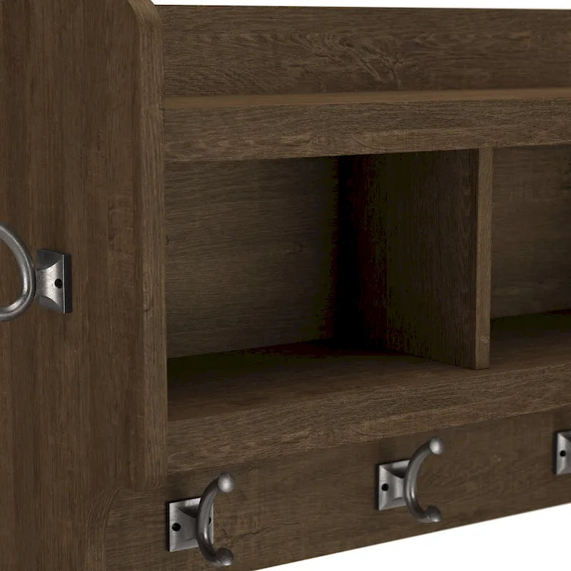 Porte-manteau mural 40W avec étagère