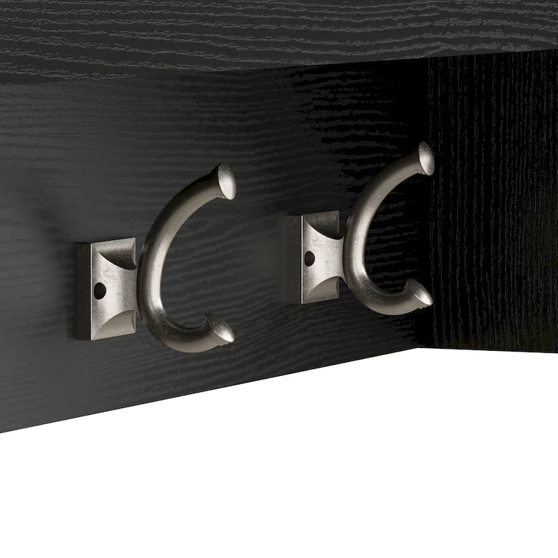Porte-manteau mural 40W avec étagère