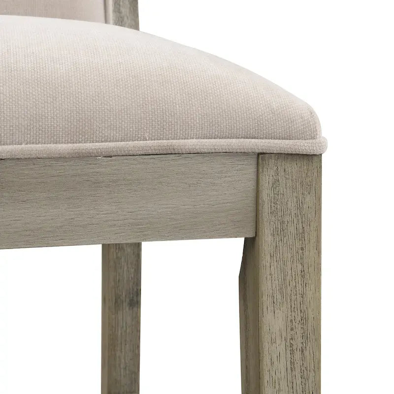 Tabourets de bar modernes rembourrés de 77,5 cm avec assise et dossier coussinés, lot de 2