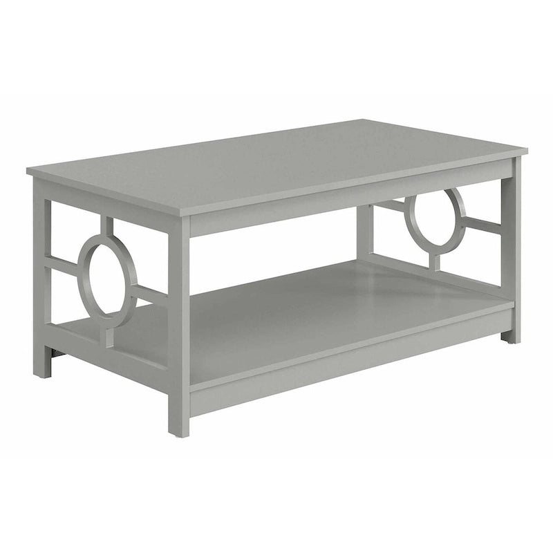 Table basse avec étagère