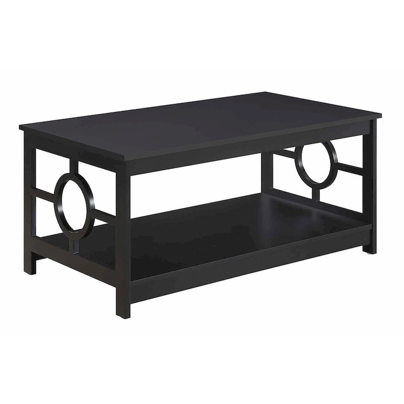 Table basse avec étagère