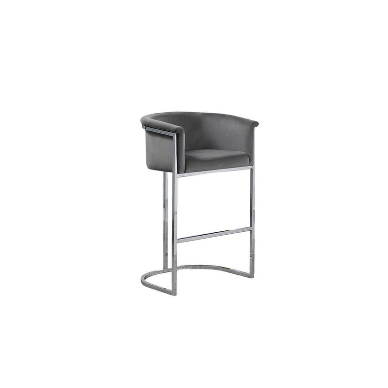 Chaise de comptoir rembourrée