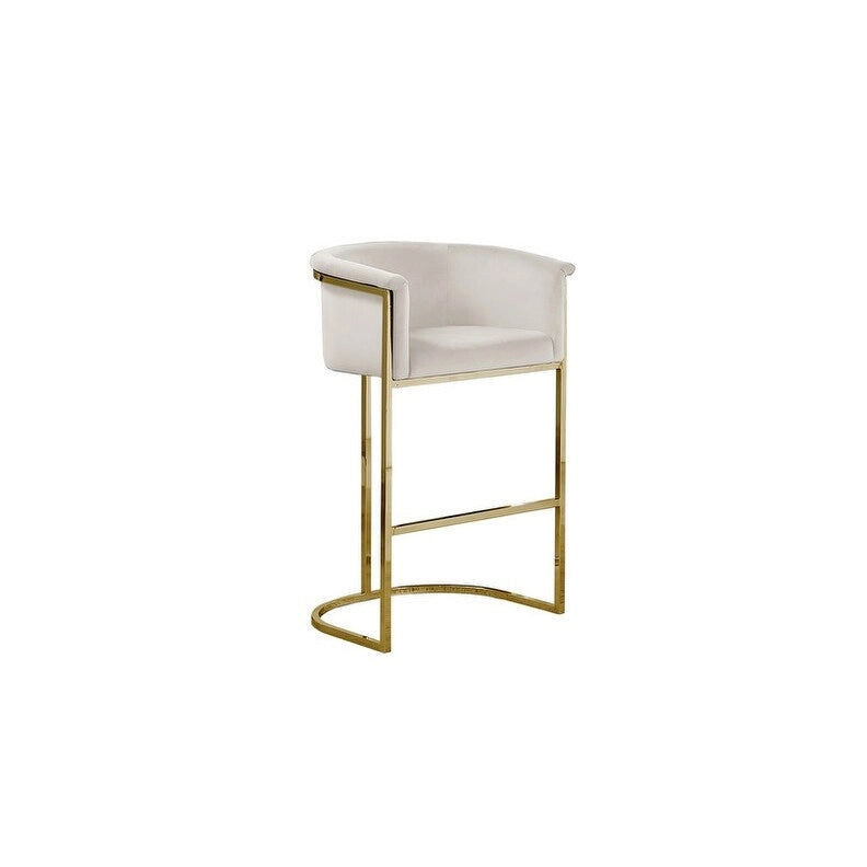Chaise de comptoir rembourrée