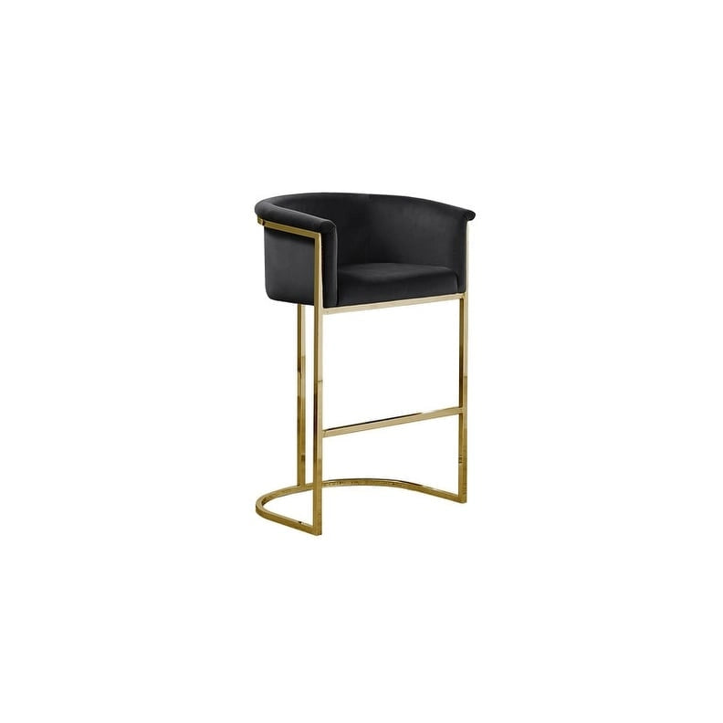 Chaise de comptoir rembourrée