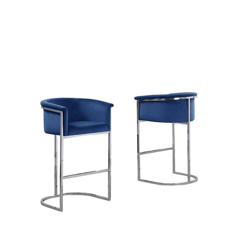 Chaise de comptoir rembourrée