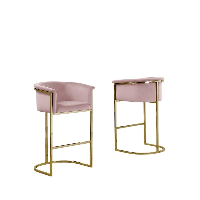 Chaise de comptoir rembourrée