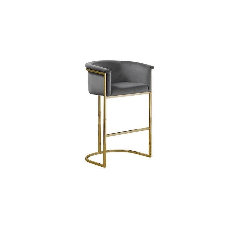 Chaise de comptoir rembourrée