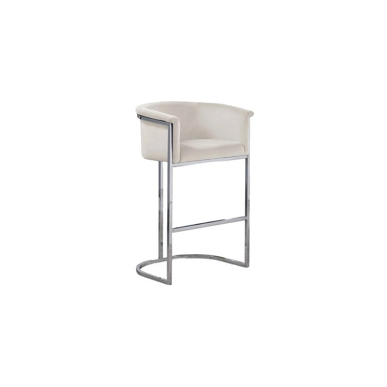 Chaise de comptoir rembourrée