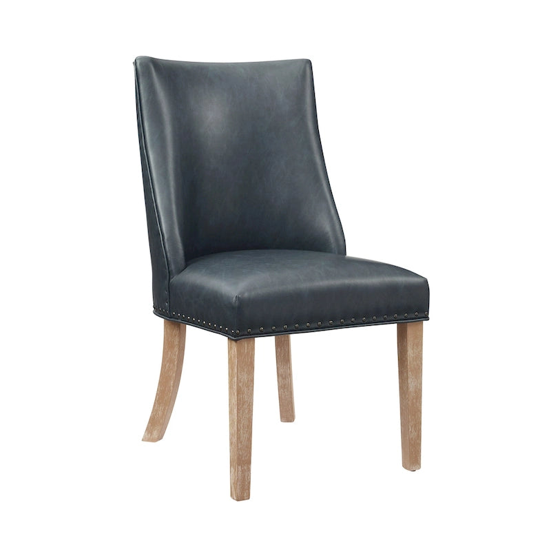 Chaises de salle à manger en similicuir (lot de 2)
