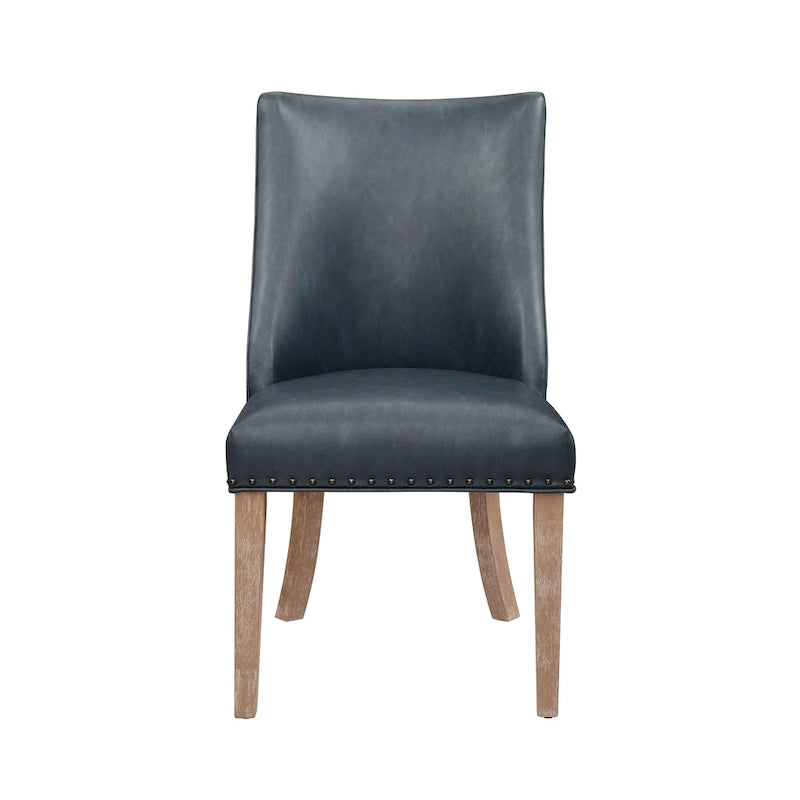Chaises de salle à manger en similicuir (lot de 2)