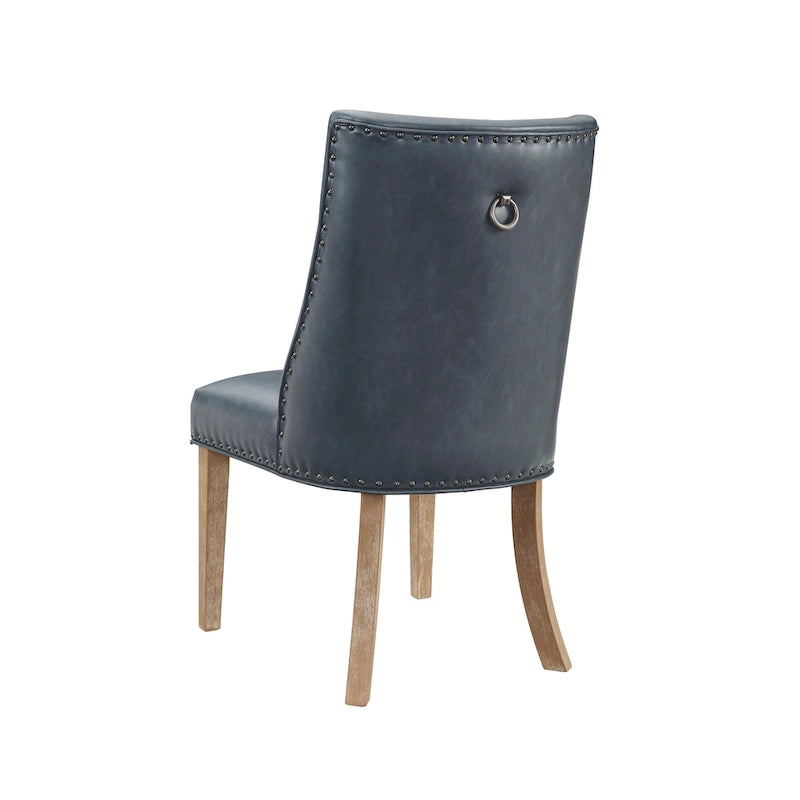 Chaises de salle à manger en similicuir (lot de 2)