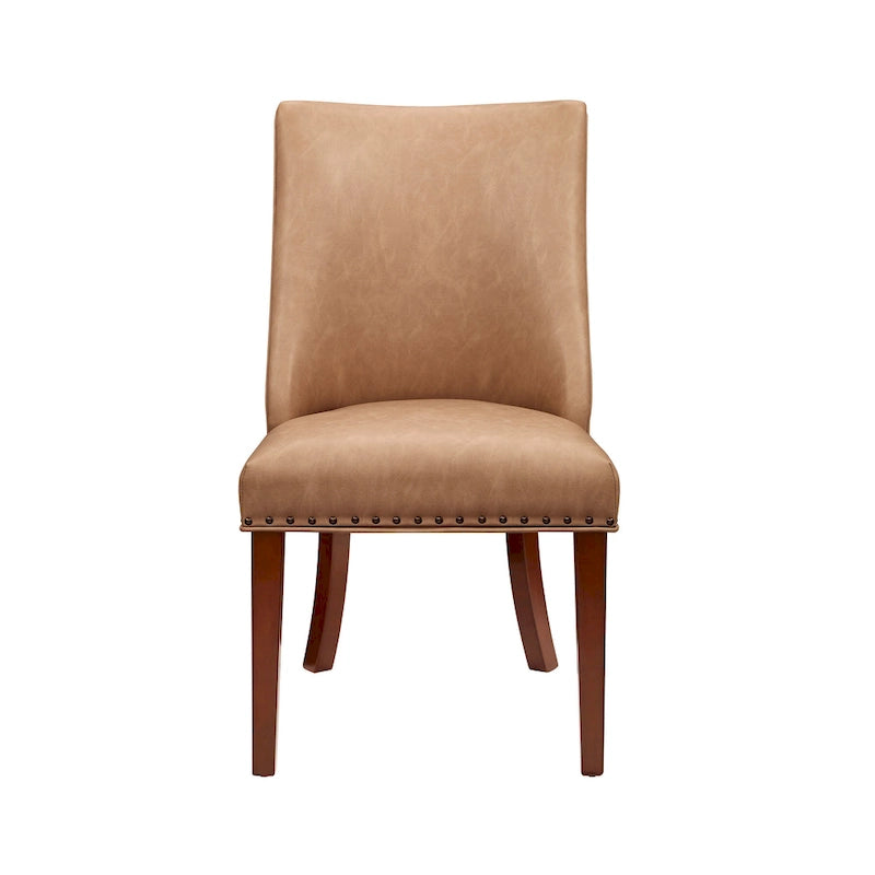 Chaises de salle à manger en similicuir (lot de 2)