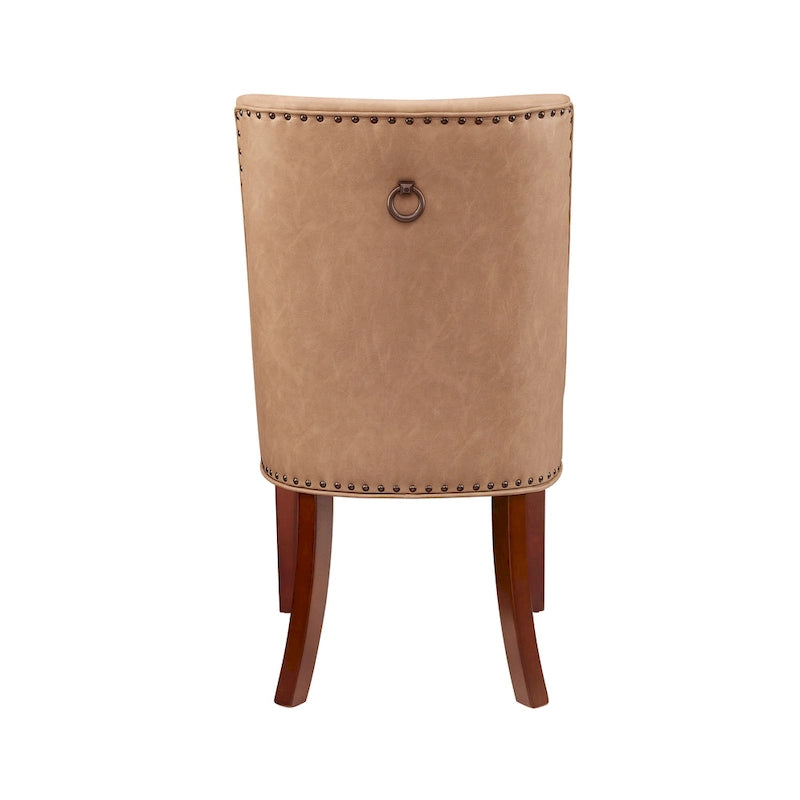 Chaises de salle à manger en similicuir (lot de 2)