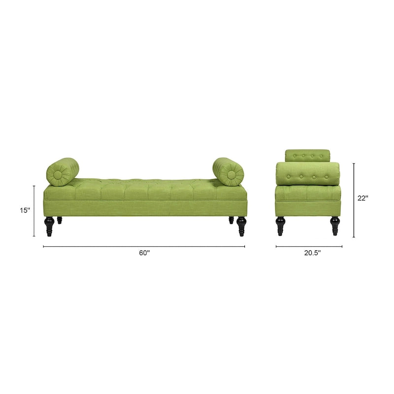 Banc d'entrée Lewis avec traversin