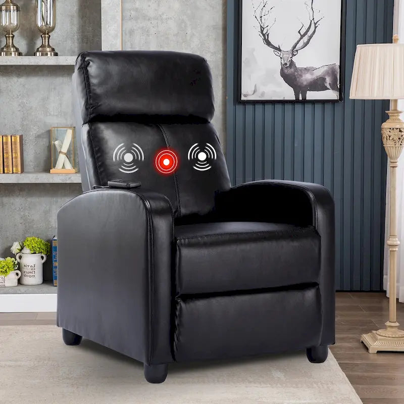 Fauteuils inclinables réglables à dossier inclinable pour salon