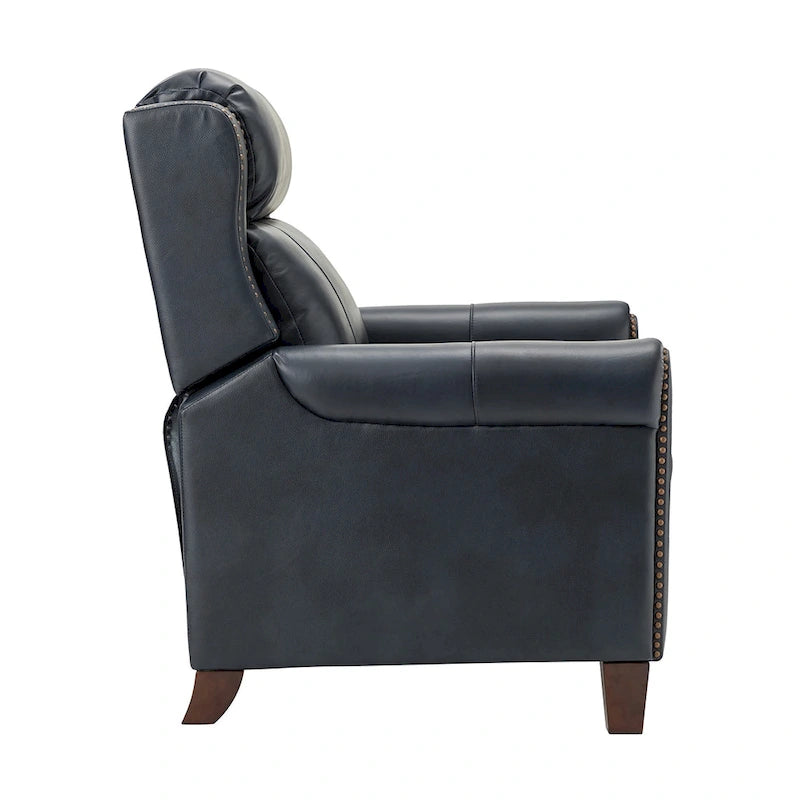 32,48 po Large Fauteuil inclinable manuel en cuir véritable