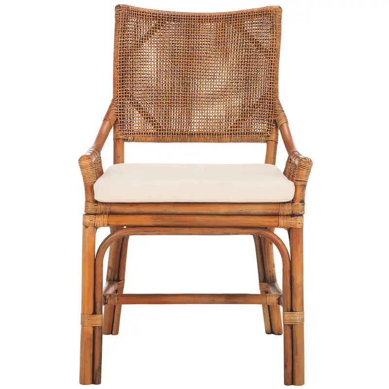 Chaise coussin en rotin côtier - 22 L x 24 P x 37 H - 22L x 24P x 37H