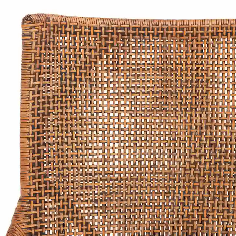Chaise coussin en rotin côtier - 22 L x 24 P x 37 H - 22L x 24P x 37H