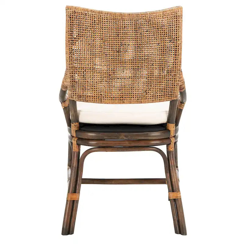 Chaise coussin en rotin côtier - 22 L x 24 P x 37 H - 22L x 24P x 37H