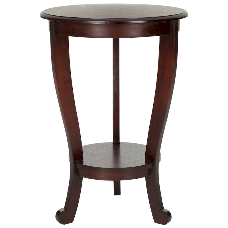 Table d'appoint sur pied Carlotta grise - 18,1 x 18,1 x 26 - 18La x 18P x 26H