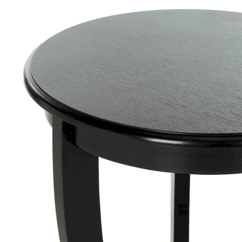 Table d'appoint sur pied Carlotta grise - 18,1 x 18,1 x 26 - 18La x 18P x 26H