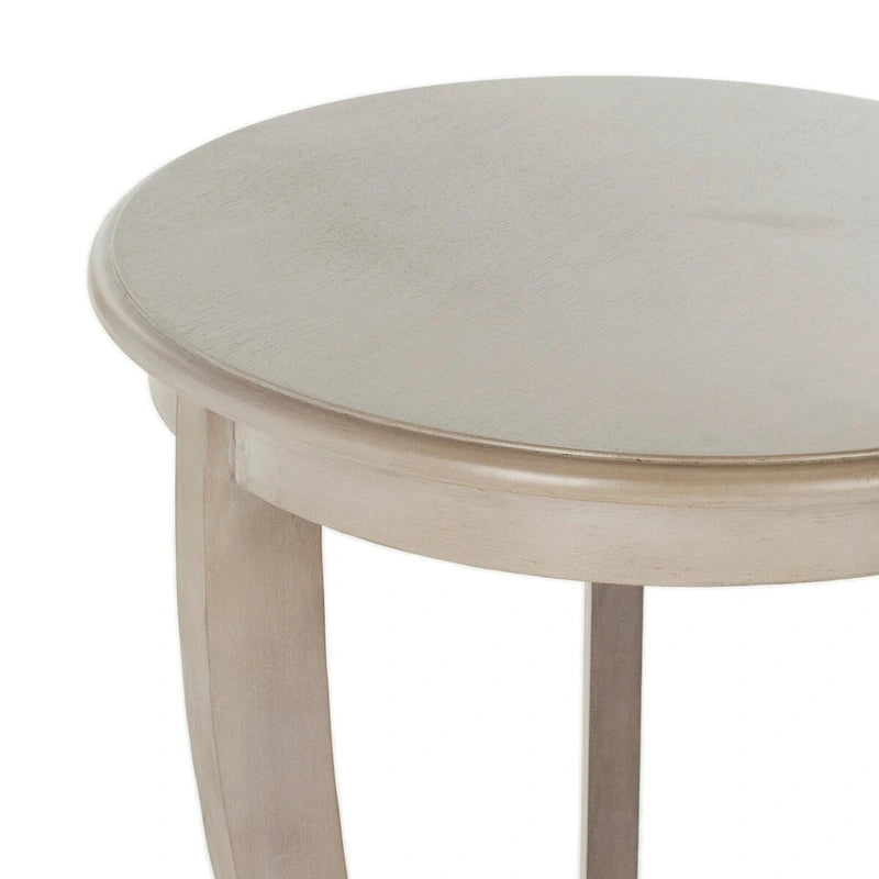 Table d'appoint sur pied Carlotta grise - 18,1 x 18,1 x 26 - 18La x 18P x 26H