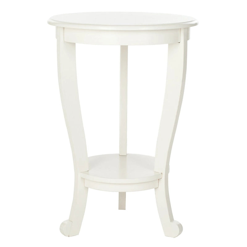 Table d'appoint sur pied Carlotta grise - 18,1 x 18,1 x 26 - 18La x 18P x 26H