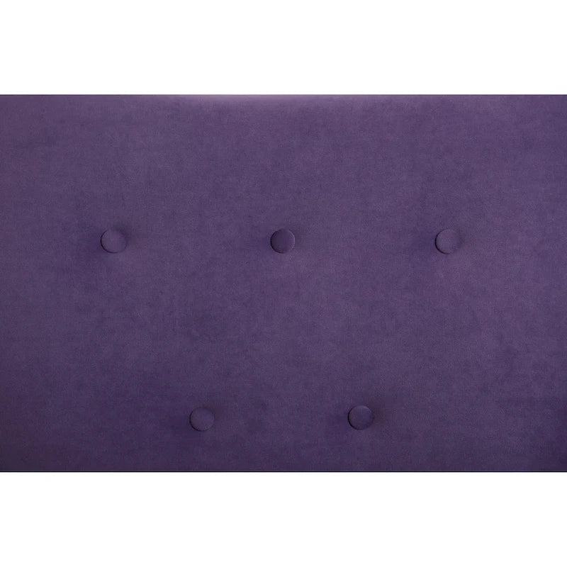 Fauteuil à bascule en velours
