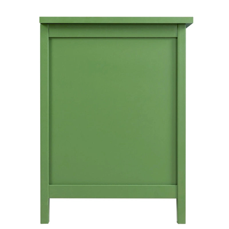 Meuble TV de rangement moderne de 180 cm en bois massif et portes vitrées