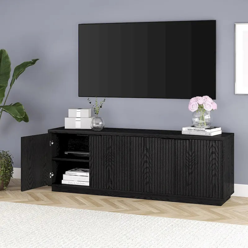 Meuble TV rectangulaire pour téléviseurs jusqu'à 78 po - 70 po de largeur