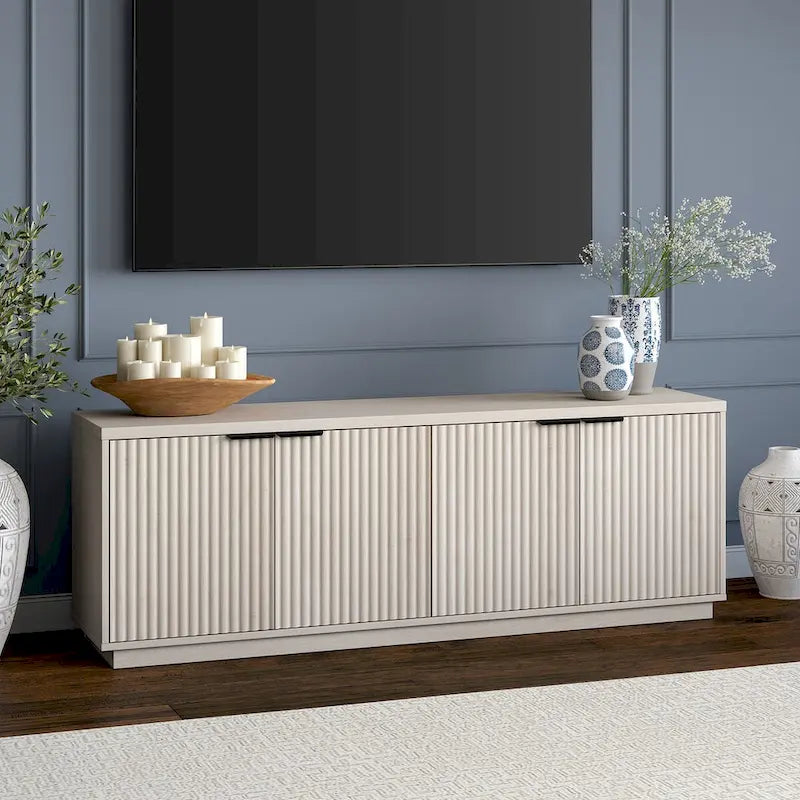 Meuble TV rectangulaire pour téléviseurs jusqu'à 78 po - 70 po de largeur