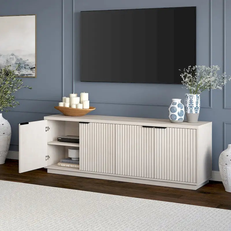 Meuble TV rectangulaire pour téléviseurs jusqu'à 78 po - 70 po de largeur