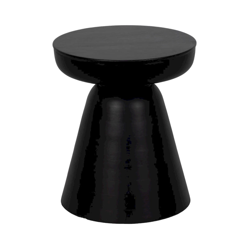Bois, table d'appoint 19, noir