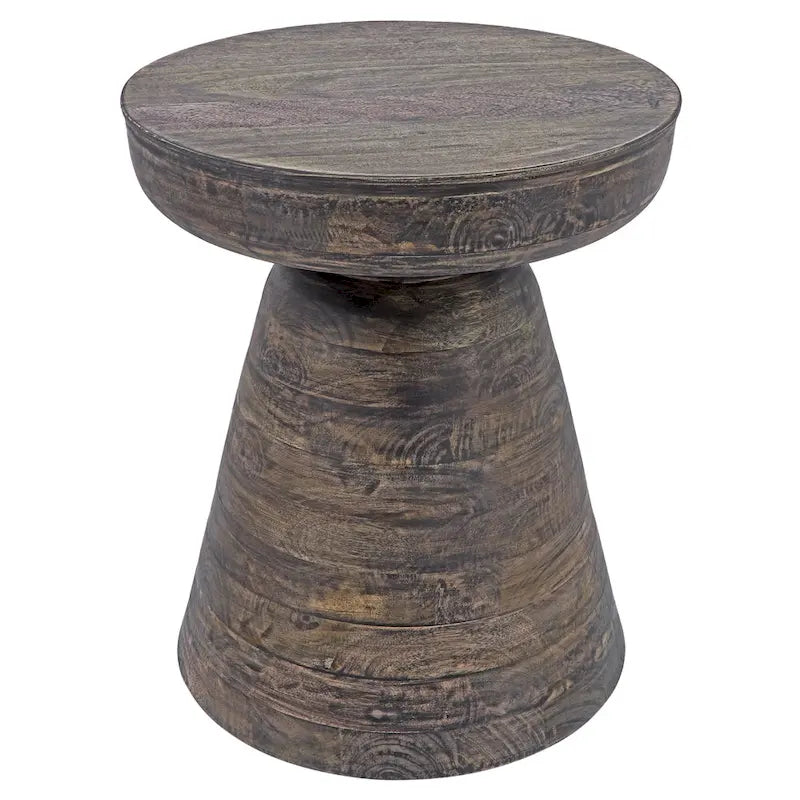 Bois, table d'appoint 19, noir