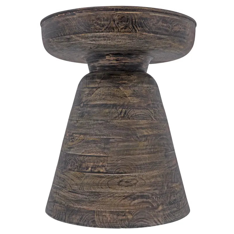 Bois, table d'appoint 19, noir