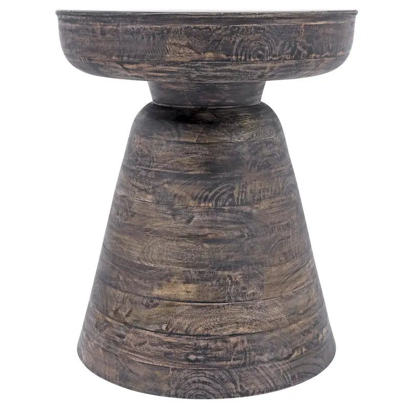 Bois, table d'appoint 19, noir