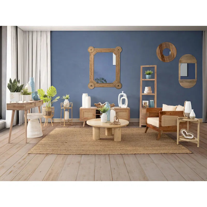 Bois, table d'appoint 19, noir