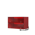 Boîte à chaussures à porte vitrée Meuble de rangement pour baskets avec lumière LED RVB