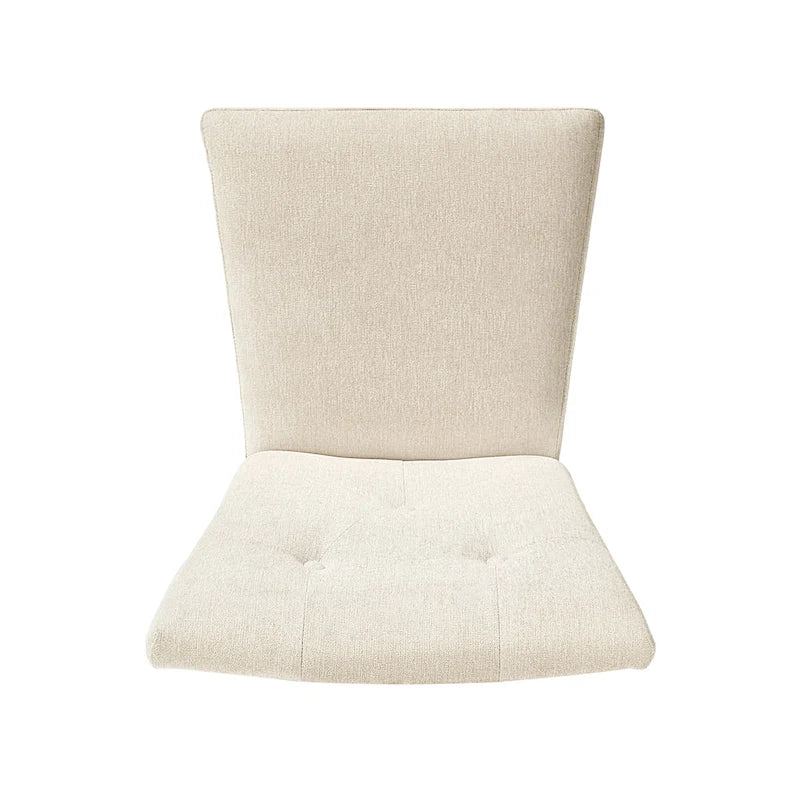 Chaise de salle à manger capitonnée en hévéa Chastin Farmhouse (lot de 2)