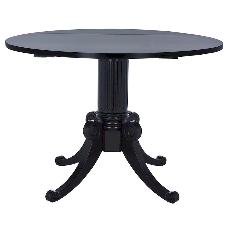 Table à manger à abattants blanc antique - 43 L x 43 P x 31 H - 43Lx43Px31H