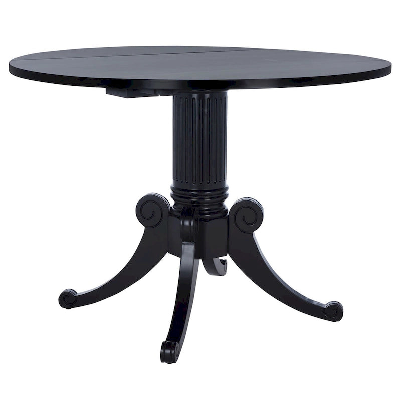 Table à manger à abattants blanc antique - 43 L x 43 P x 31 H - 43Lx43Px31H