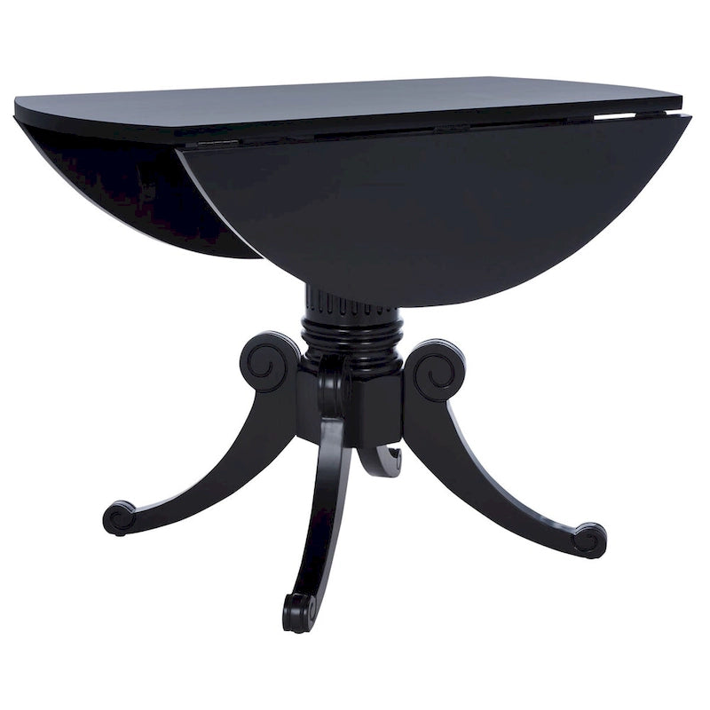 Table à manger à abattants blanc antique - 43 L x 43 P x 31 H - 43Lx43Px31H