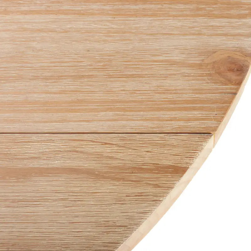 Table à manger à abattants blanc antique - 43 L x 43 P x 31 H - 43Lx43Px31H