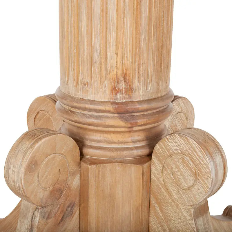 Table à manger à abattants blanc antique - 43 L x 43 P x 31 H - 43Lx43Px31H
